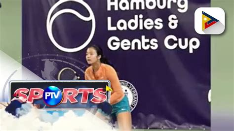 Tennis Eala Laglag Na Sa W Hamburg Video Dailymotion