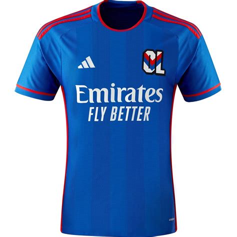 Nova Camisa Lyon 2 Azul Torcedor Masculina 2023 2024 021 Sport