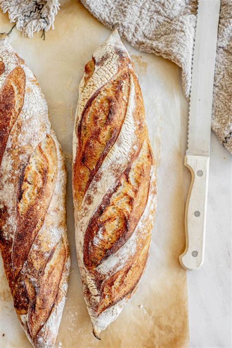 Step By Step Sourdough Baguettes Home Grown Happiness