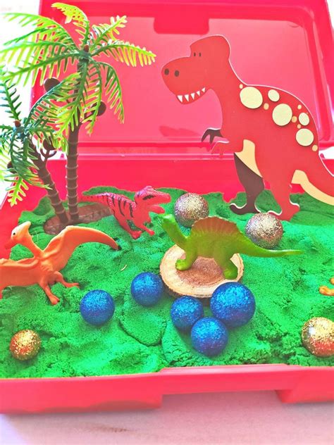 Dinosaur Sensory Bin Perfect For School Aged Children Dinosaur