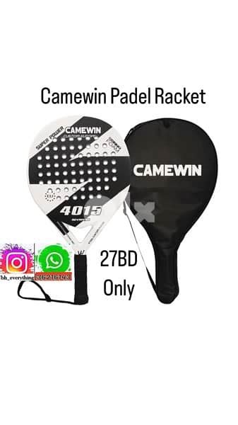 Camewin Padel Racket Beach Tennis Carbon Fiber And Eva Smooth Surface