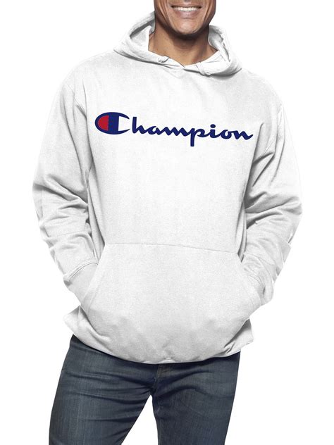 Champion Mens Big And Tall Powerblend Graphic Fleece Pullover Hoodie