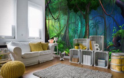 Jungle Wallpaper & Wall Murals | Wallsauce USA