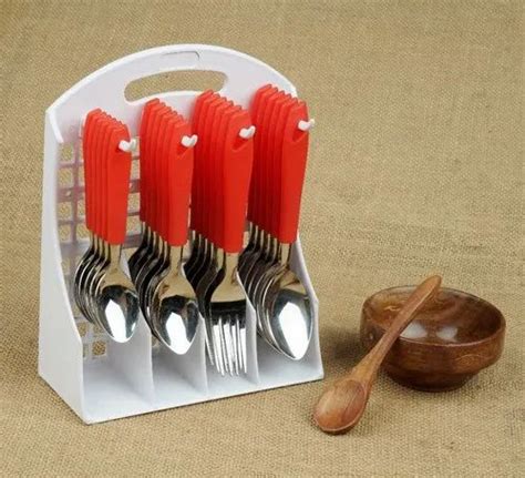 Pilot Plastic Handle Cutlery Set For Home Hotel And Restaurant