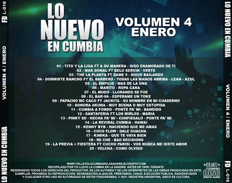 Yo Llevo La Cumbia En La Sangre Lo Nuevo En Cumbia Volumen 4 Enero