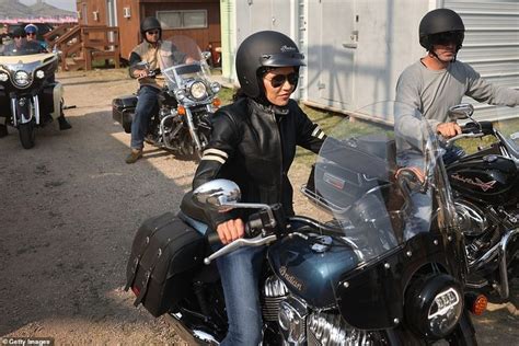 South Dakota Governor Kristi Noem rides into Sturgis Motorcycle Rally ...