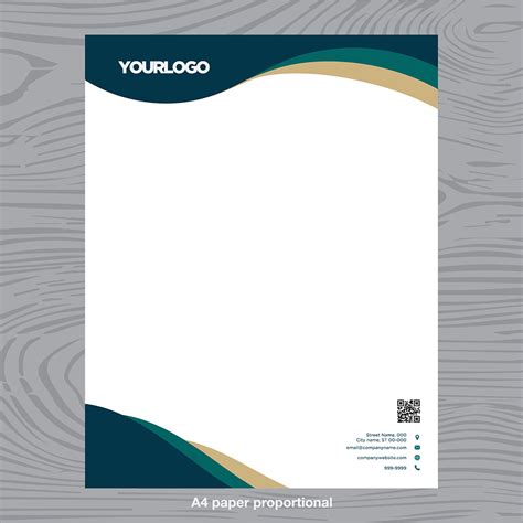 Colorful Letterhead Template 577222 Vector Art At Vecteezy