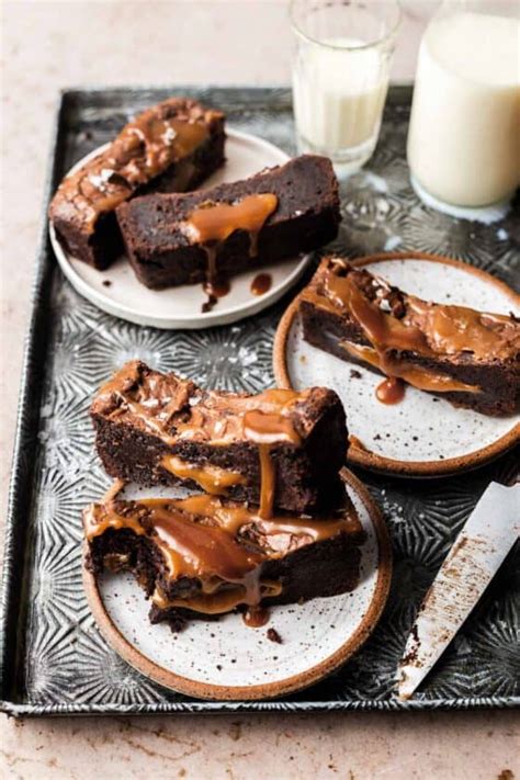 Small Batch Brownies With Caramel Sauce Emma Duckworth Bakes