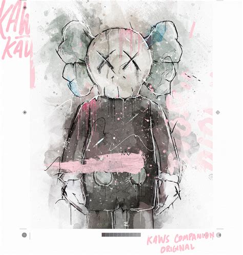 Kaws Paint Posters Behance