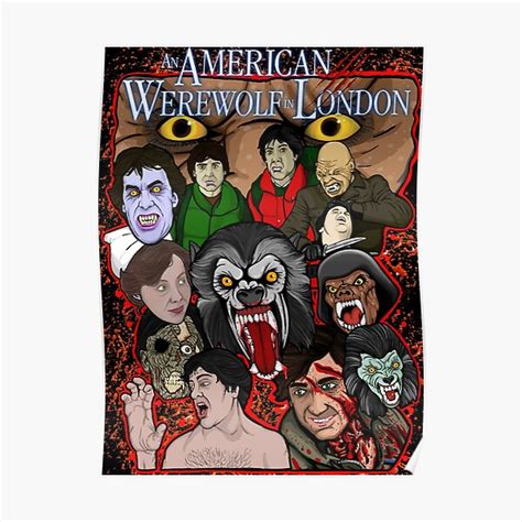 "An American Werewolf in London poster" Poster for Sale by gjnilespop ...