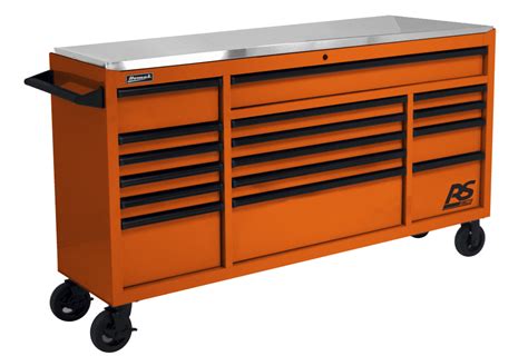 72” Rolling Tool Chest Stainless Steel Rolling Cabinet