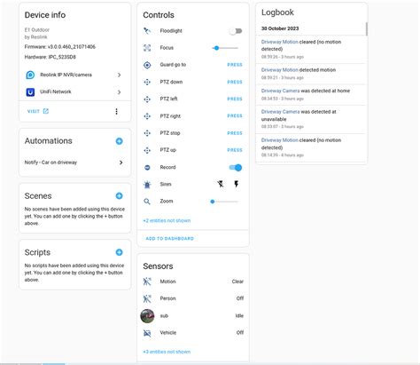 Reolink E1 Outdoor Integration - Hardware - Home Assistant Community