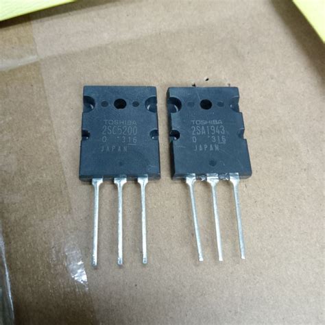 Jual Transistor Toshiba A C Lot Ori Japan