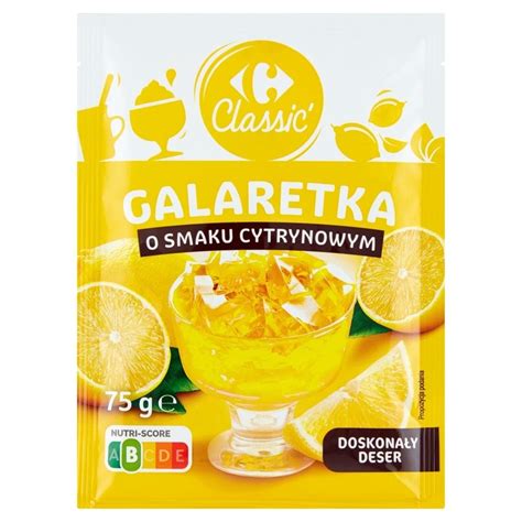 Carrefour Classic Galaretka O Smaku Cytrynowym G Zakupy Online Z