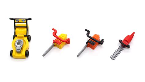 Playmobil Garden Tools Lawn Mower Hedge Trimmer Chainsaw Chain Saw