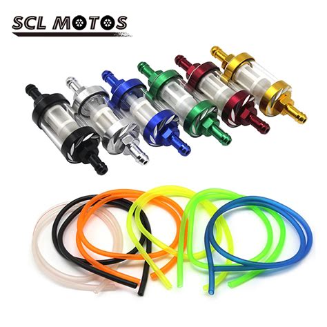 SCL MOTOS Filtro De Combustible Para Motocicleta Tubo De Manguera De