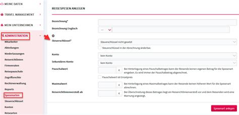 Reisekostenabrechnung Steuerschl Ssel Individuell Konfigurierbar