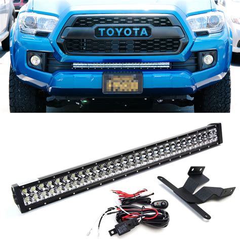 Buy Ijdmtoy Lower Grille 30 Inch Led Light Bar Kit Compatible With 2016 2022 Toyota Tacoma