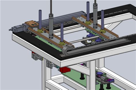 180°翻转后平行移载结构3d模型下载三维模型solidworks模型 制造云 产品模型