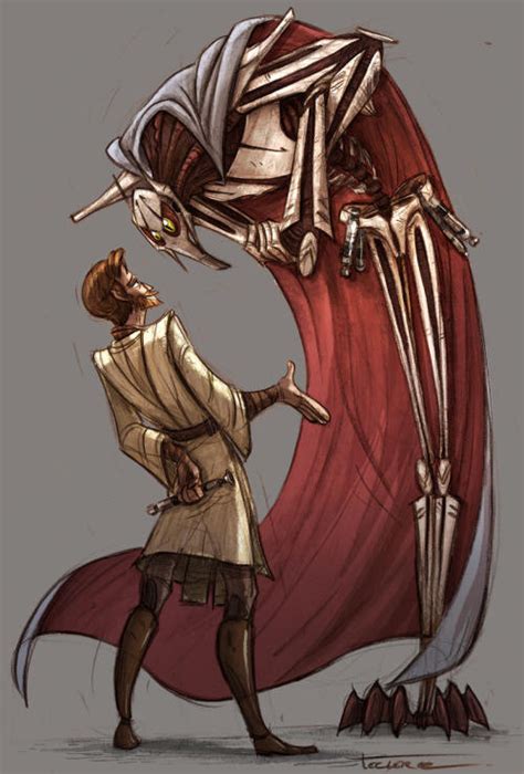 Grievous And Obi Wan Fanart General Grievous Know Your Meme