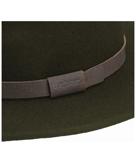 Mens Barbour Crushable Bushman Hat