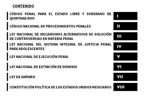 C Digo Penal De Quintana Roo Leyes Para Quintana Roo Env O Gratis