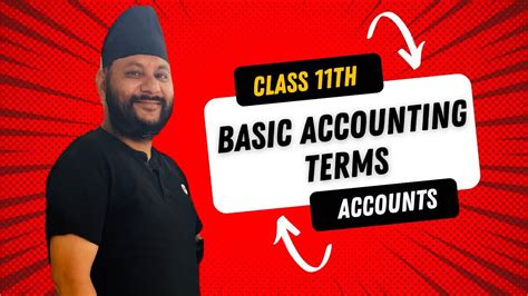 Class 11 Basic Accounting Terms Introduction Youtube