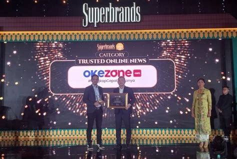 Okezone Raih Penghargaan Superbrands Indonesia Awards 2023 Kategori