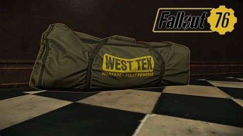 Fallout 76 Canvas West Tek Duffel Bag Payday 2 Mods Modworkshop