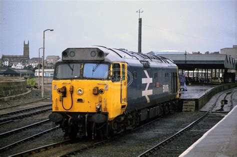 The Transport Library Br British Rail Diesel Locomotive Class 50 50006 At Penzance In 1985