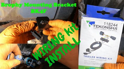 2001 Nissan Xterra Trailer Wire Harness Install Tekonsha 118244 And