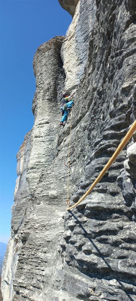 Bismantova Pietra Di Via Zuffa Ruggiero Arrampicata Free