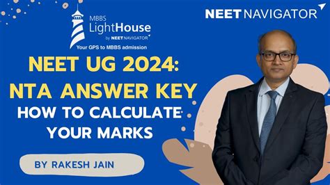 NEET UG 2024 NTA Official Answer Key Scanned OMR How To Calculate