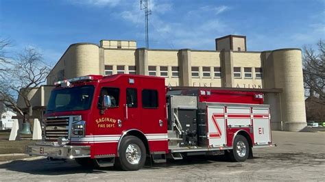 Saginaw MI FD E 1 Responding FIRE ALARM AIR HORN YouTube