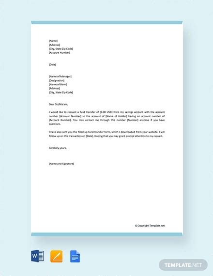 Remittance Letter Template