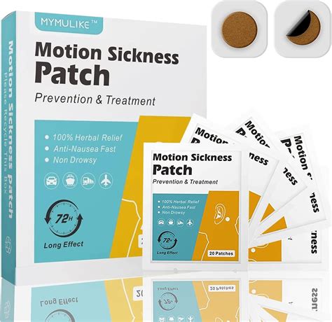 Motion Sickness Patch Anti Nausea Relief Vomiting Nausea Dizziness Dizziness Resulted From