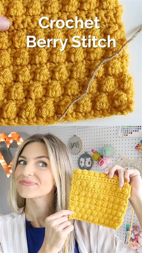 How To Crochet The Berry Stitch Artofit