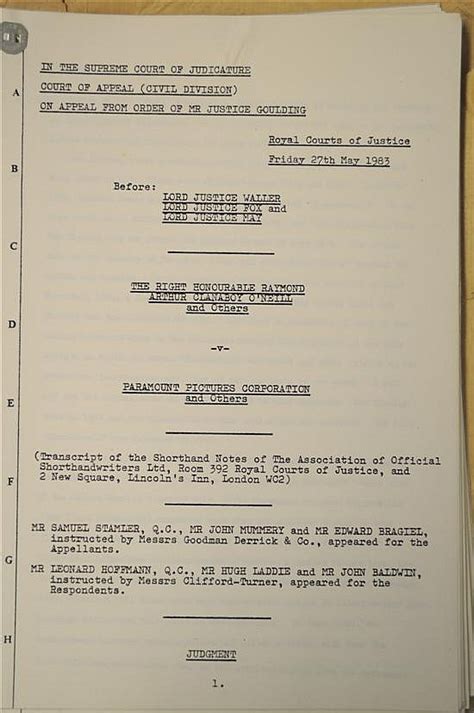 Court transcripts and photographs. Copy of the transcripts f