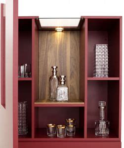 Contemporary Tv Wall Unit Cubo Sudbrock Wooden Lacquered Wood