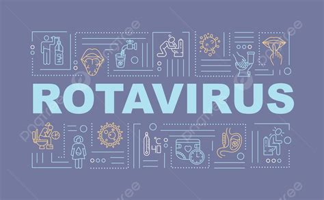 Infografía Púrpura Sobre Síntomas De Rotavirus Y Antecedentes De