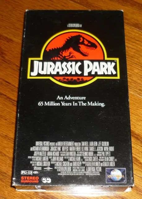 Bande Vid O Vhs Jurassic Park Steven Spielberg Sam Neill Laura Dern