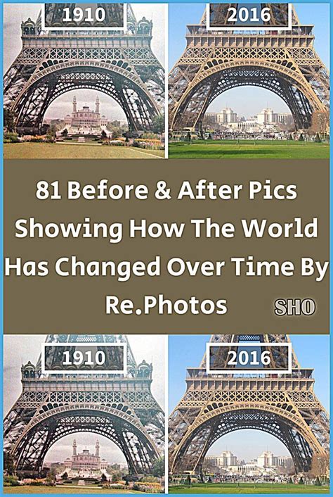 Before After Pics Showing How The World Has Changed Over Time By Re