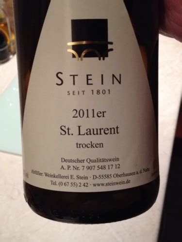 Stein St Laurent Trocken Vivino Us