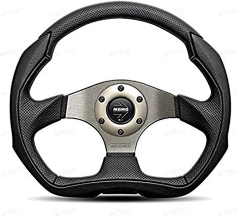 Amazon Momo Motorsport Mod Racing Steering Wheel Black Suede