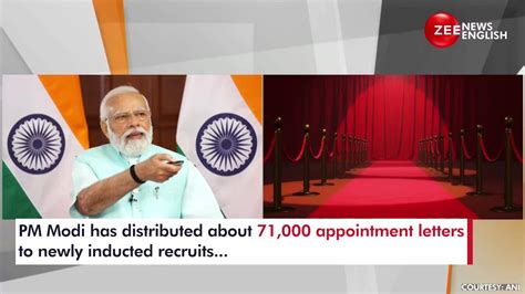 PM Modi Distributes Appointment Letters To 71 000 Newly Inducted