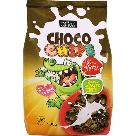 Ceridés Cereales con chocolate Chocochips Ceridés sin gluten 500 g