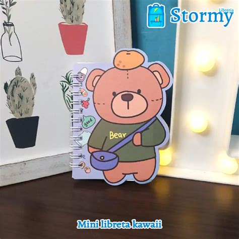 Mini Libreta Kawaii Libreria Stormy