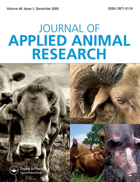 Journal Of Applied Animal Research Vol 48 No 1