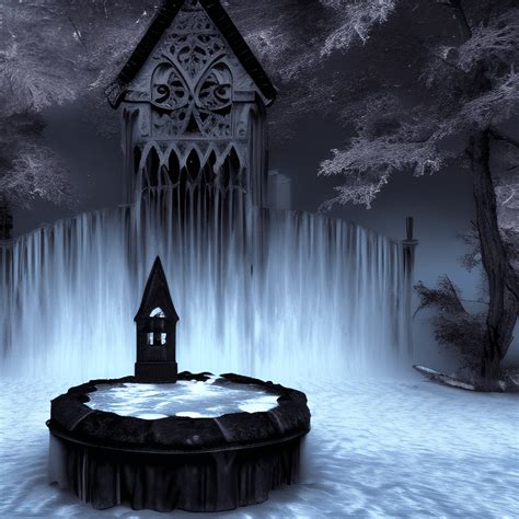 Dark Gothic Castles In Winter