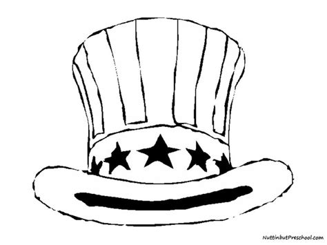 Free Printable Top Hat Coloring Page - Coloring Home